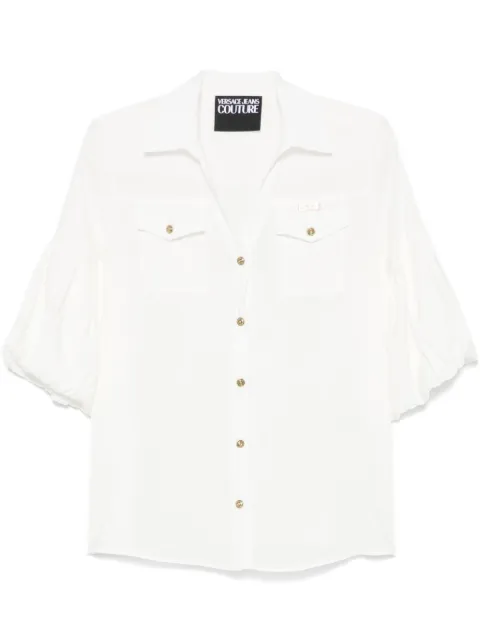 Versace Jeans Couture camisa con placa del logo