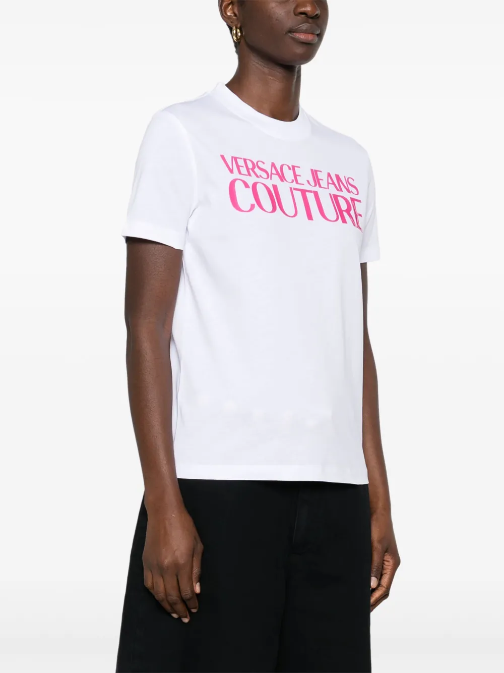 Versace Jeans Couture Jersey T-shirt Wit