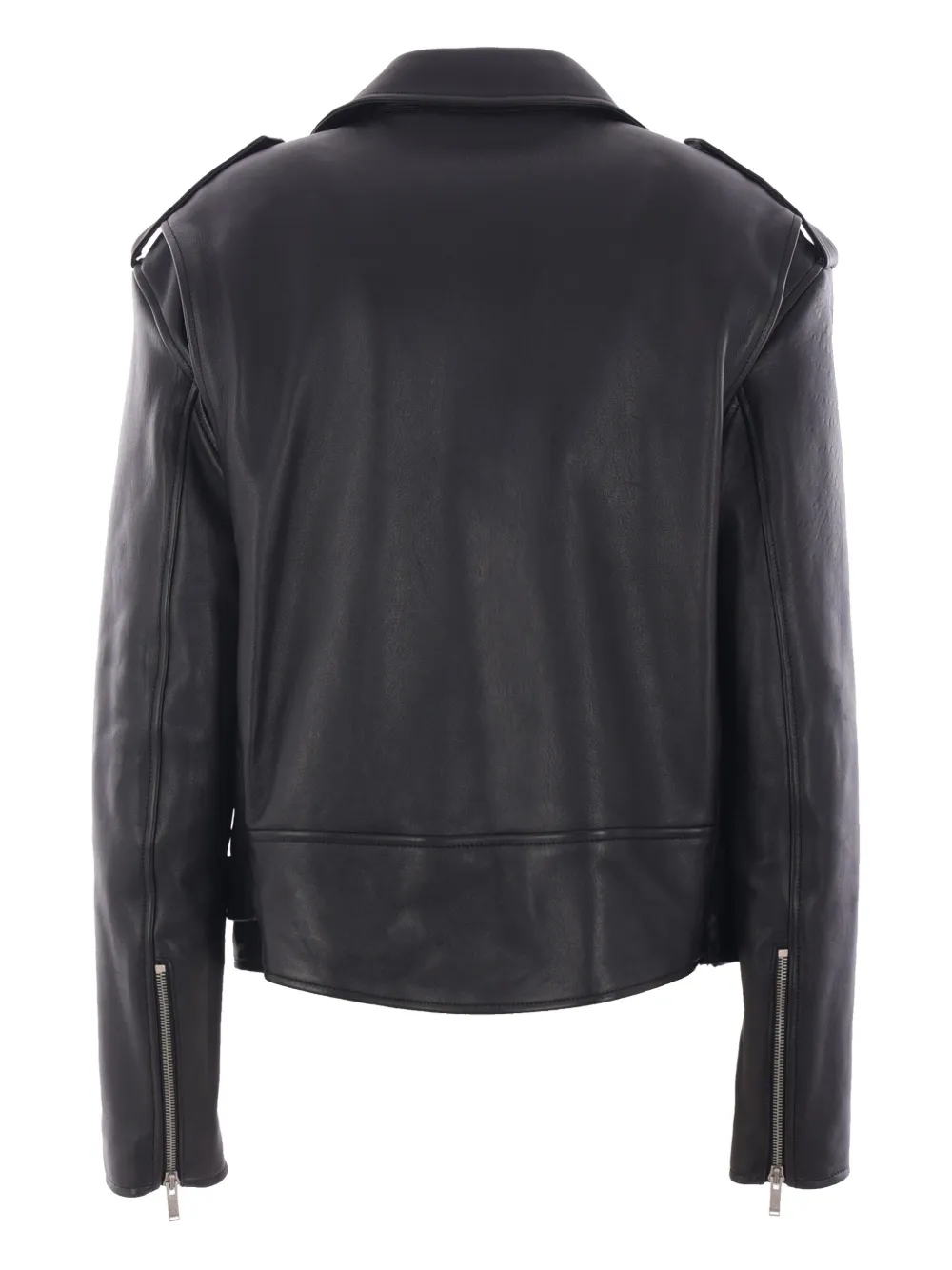 Saint Laurent padded leather jacket - Zwart