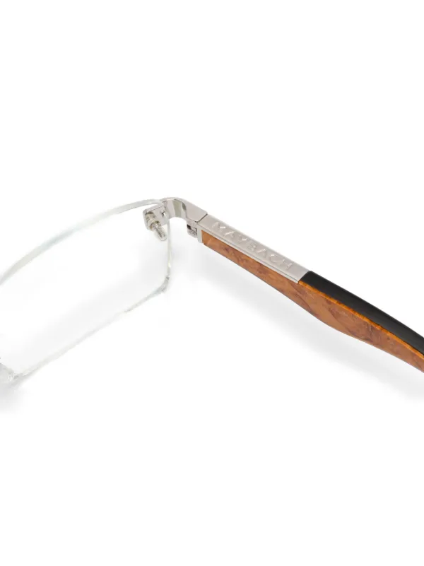 Maybach Eyewear The Artist III 眼鏡フレーム | ブラック | FARFETCH JP