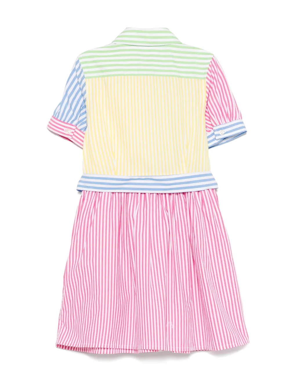 POLO RALPH LAUREN KIDS Gestreepte jurk Blauw