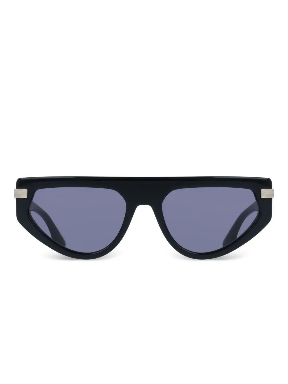 Victoria Beckham Geometric-frame Sunglasses In Black