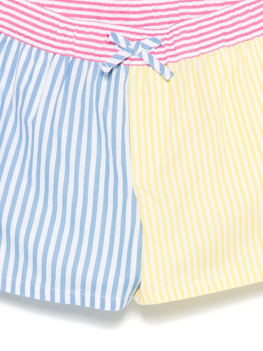 Polo Ralph Lauren Striped Cotton Fun Short In Blue