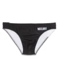 Moschino ying-yang swim trunks - Black