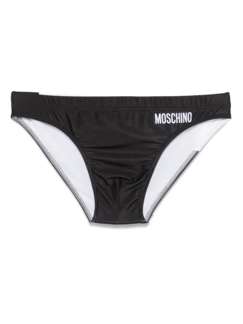 Moschino ying-yang swim trunks