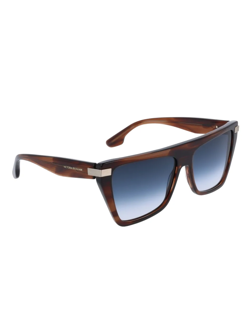 Victoria Beckham Eyewear Zonnebril met vierkant montuur Bruin