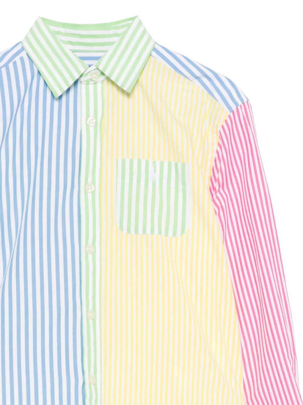 POLO RALPH LAUREN KIDS Gestreept shirt Blauw