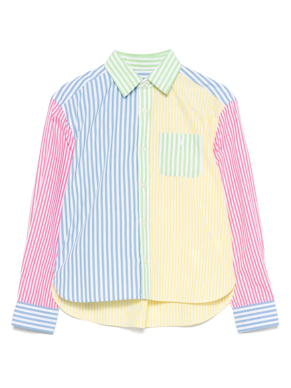 POLO RALPH LAUREN KIDS Gestreept shirt Blauw