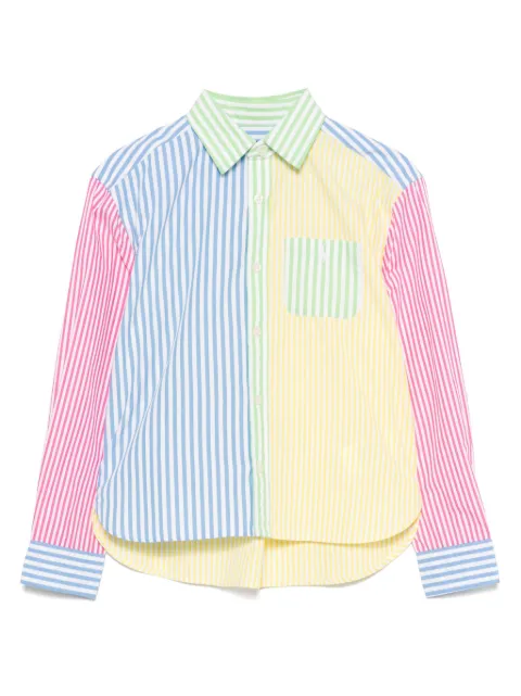 POLO RALPH LAUREN KIDS camisa con rayas estampadas