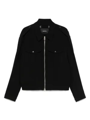 Moncler ジップアップ シャツジャケット | ブラック | FARFETCH JP