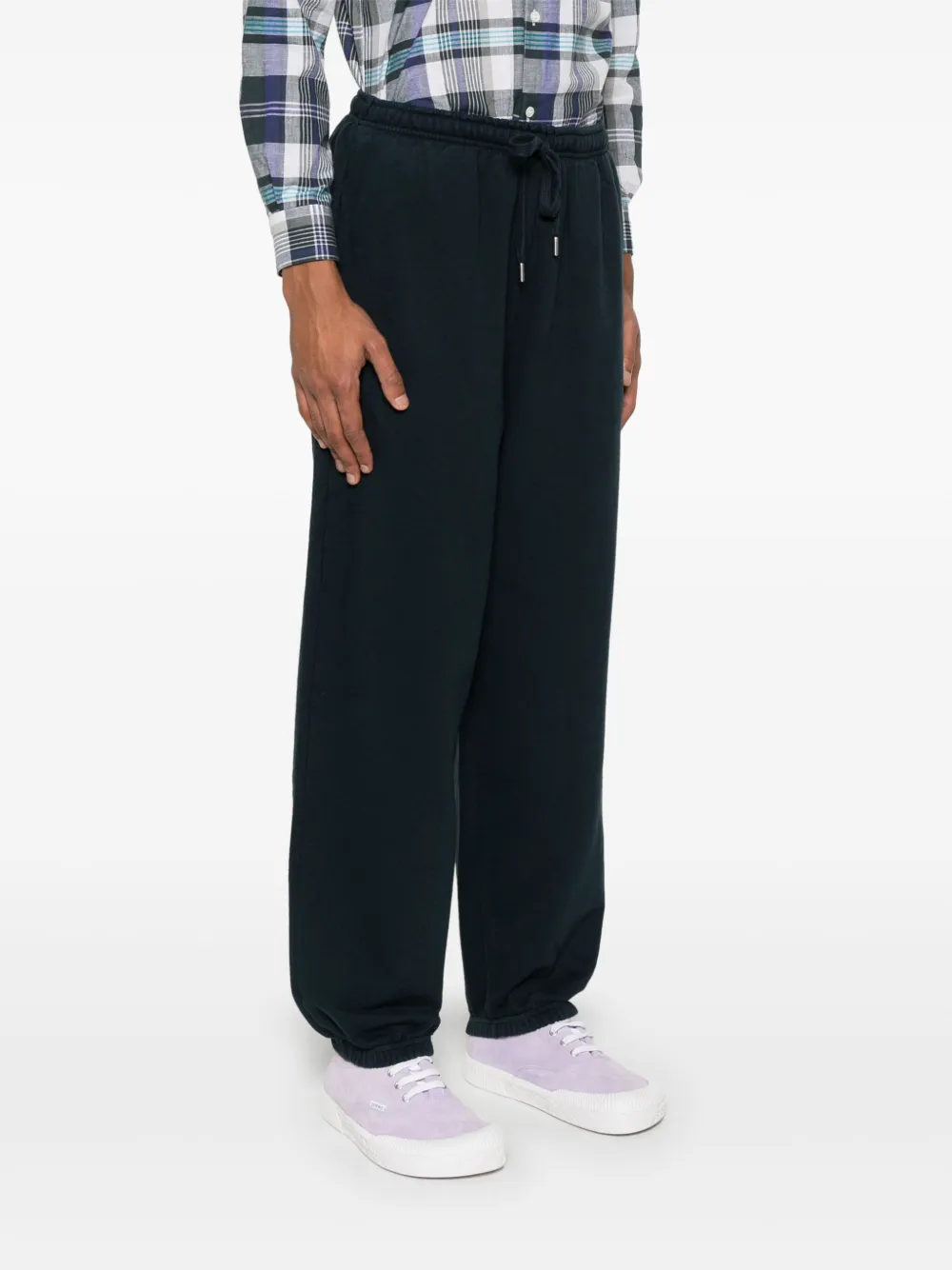 Shop Arte Heart-logo Track Pants In Blue
