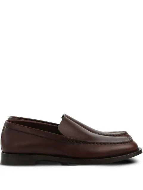 The Row leather loafers