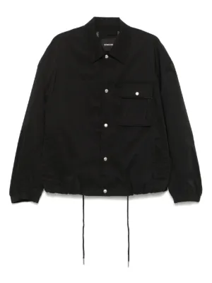 Willy Chavarria デニムジャケット | ブラック | FARFETCH JP