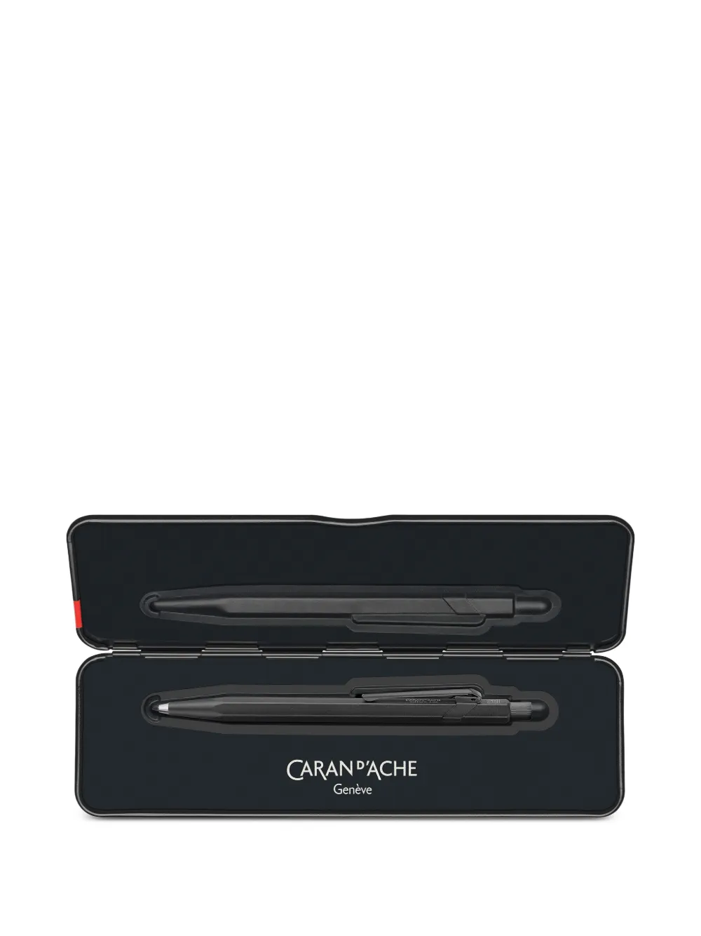 Caran d'Ache metallic ballpoint pen | Black | Image 1