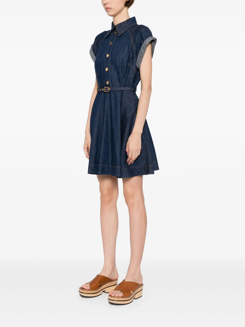 ZIMMERMANN Flip jurk Blauw