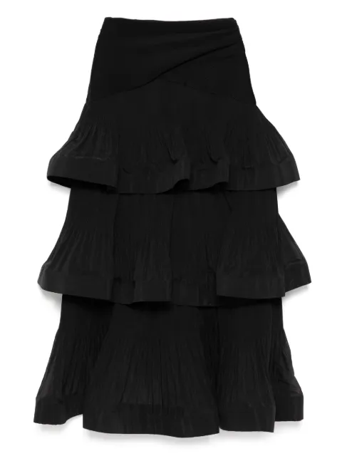 ZIMMERMANN tiered pleated skirt