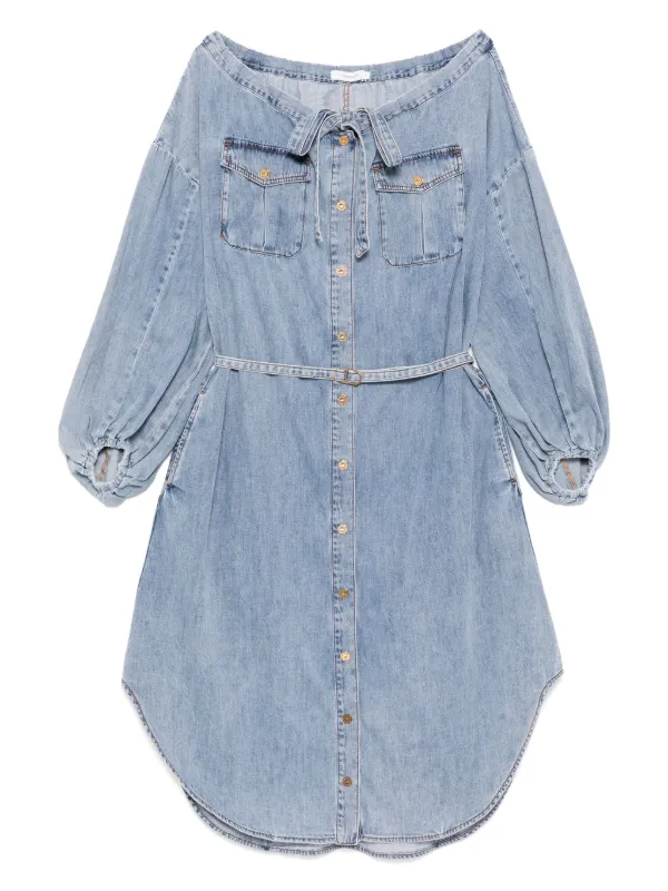 Zimmermann Denim Midi Tunic - Blue