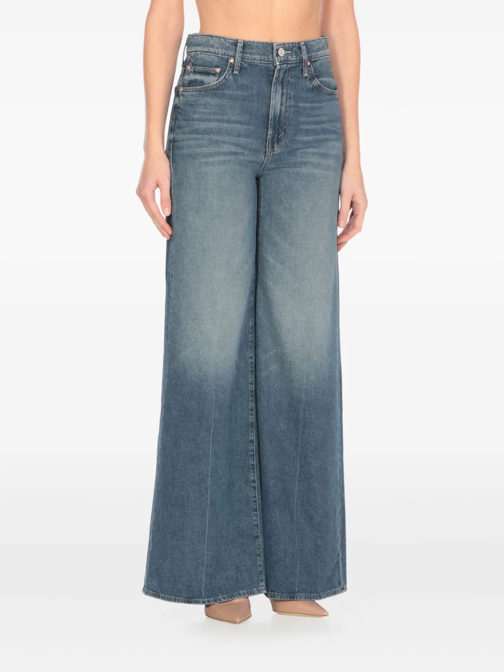 MOTHER The Undercover Sneak jeans Blauw