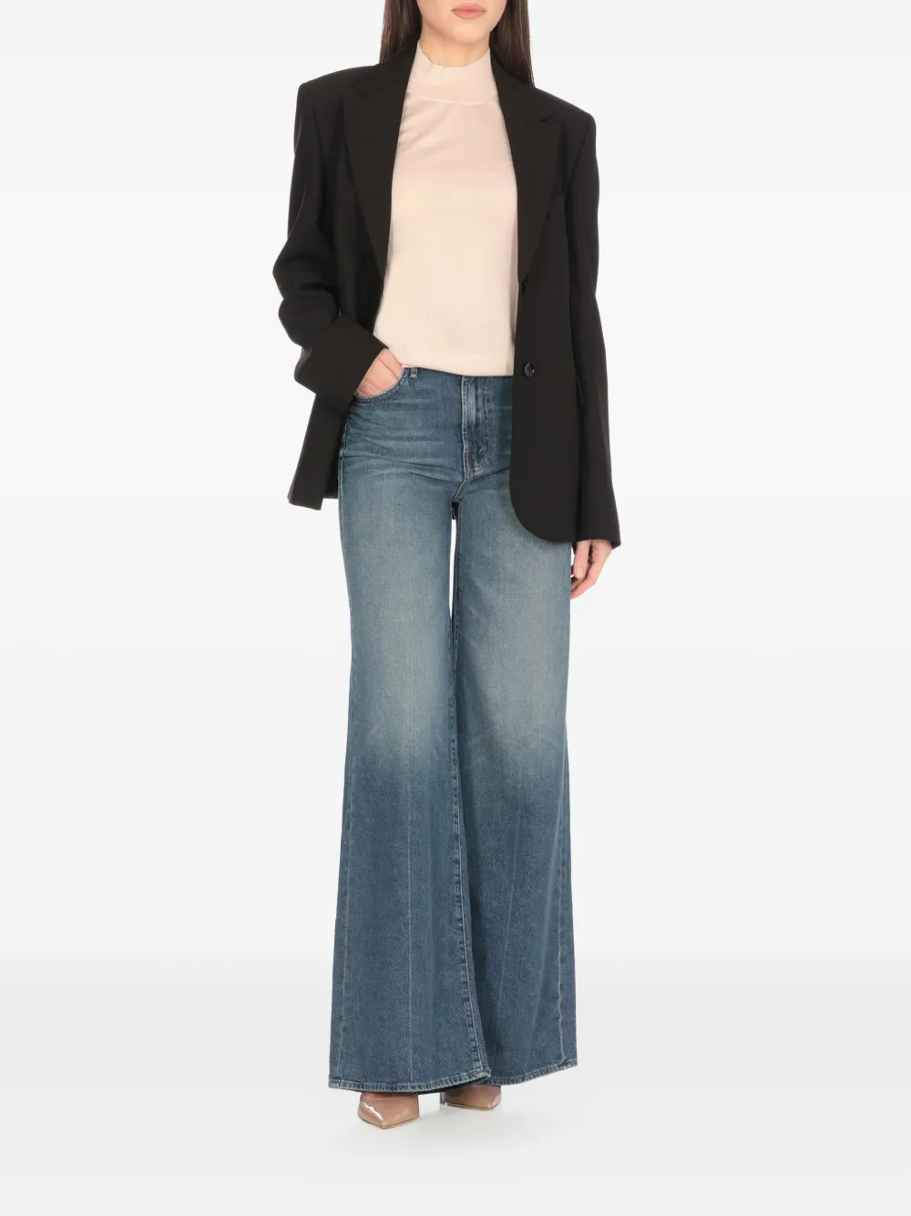 MOTHER The Undercover Sneak jeans Blauw
