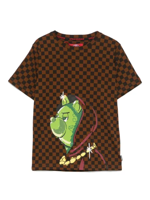 sprayground kid Hidden In the Checkered T-shirt
