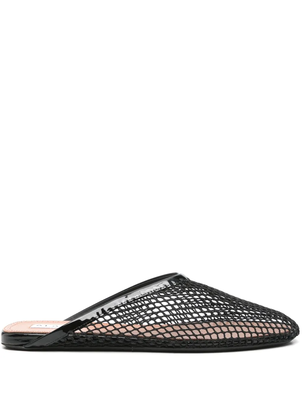 Alaïa leather flat mules | Black | Image 1