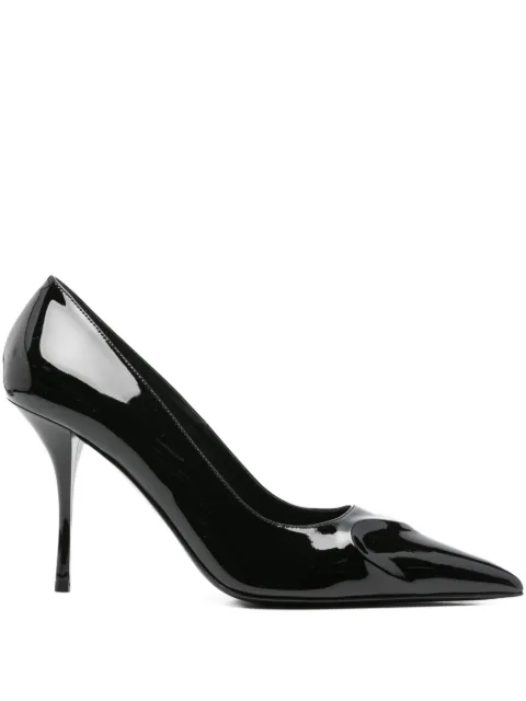 Alaïa 100mm leather heeled pumps
