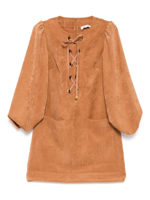 zimmermann brown lace dress Zimmermann Illustration Lace Gown In Brown - 44% Off