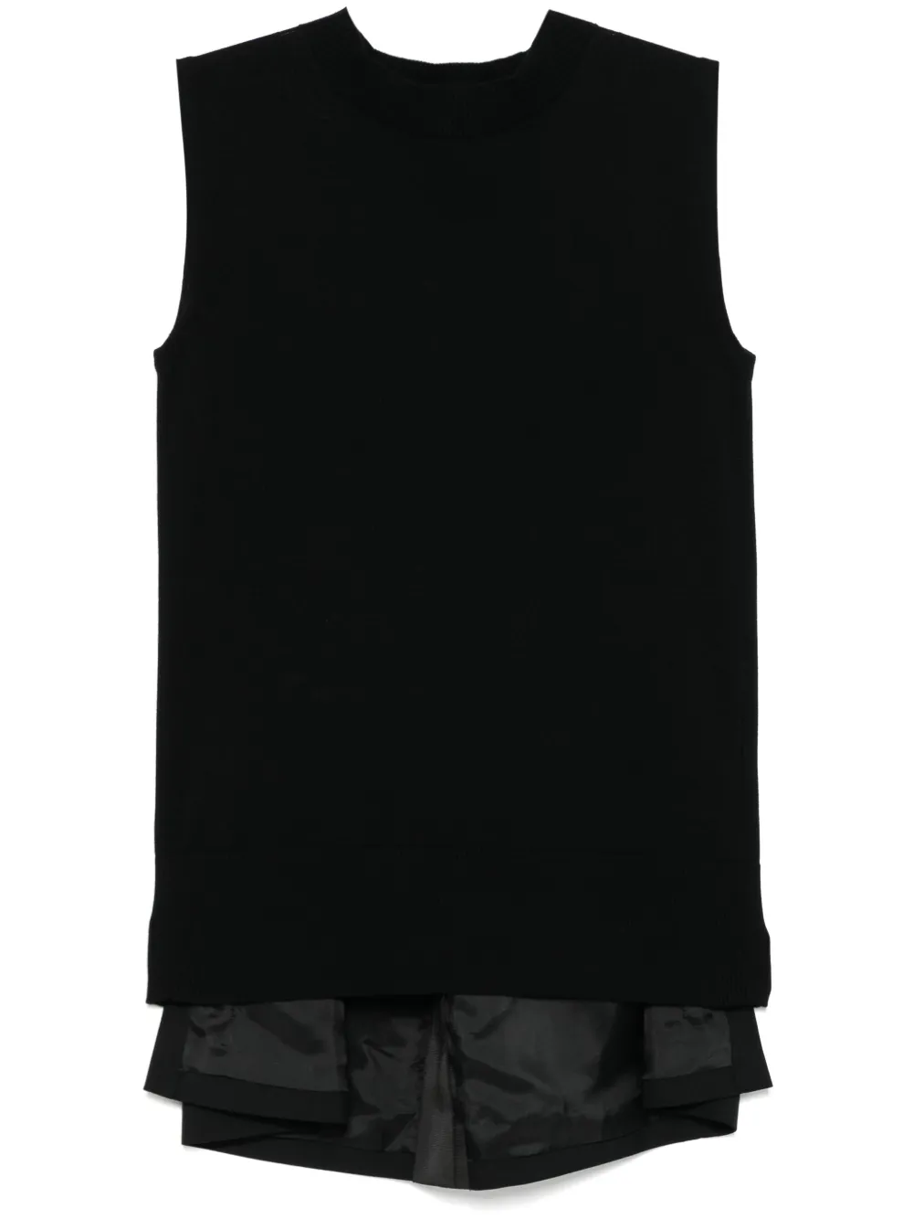 contrast-panel tank top