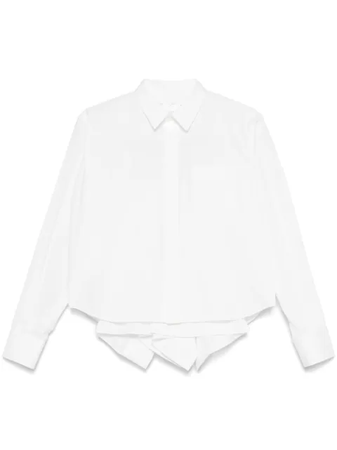 sacai قميص بوبلين