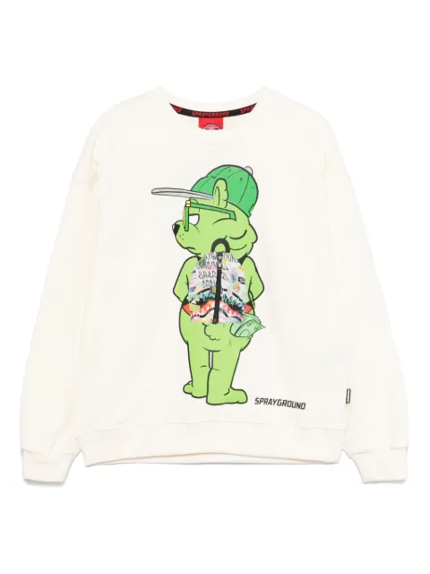 sprayground kid Sharks In The Rizz Bear sweatshirt