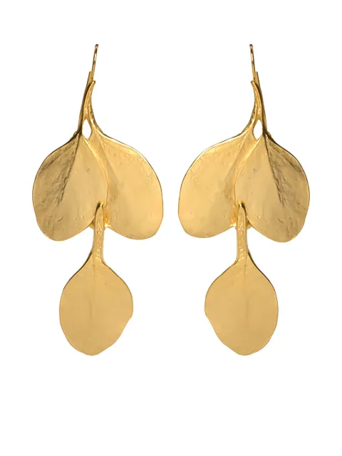 Kenneth Jay Lane Leaf earrings 