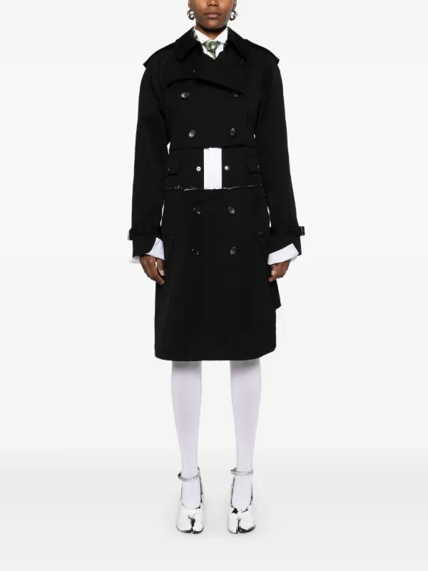 Black Comme Des Garçons トレンチコート | ブラック | FARFETCH JP