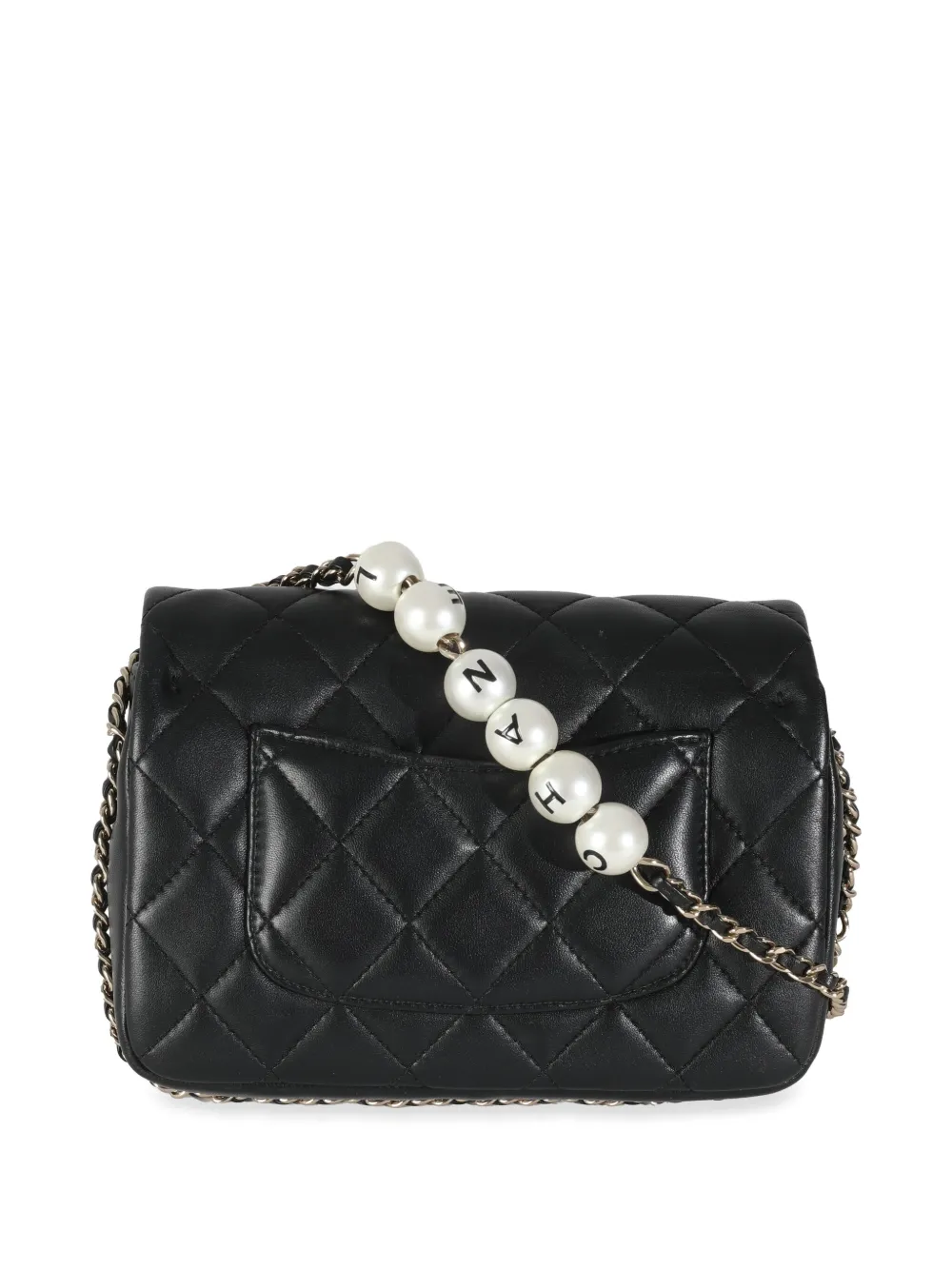 CHANEL Pre-Owned 2019 My Precious Pearl mini-schoudertas - Zwart