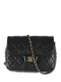 CHANEL Pre-Owned 2019 mini My Precious Pearl shoulder bag - Black