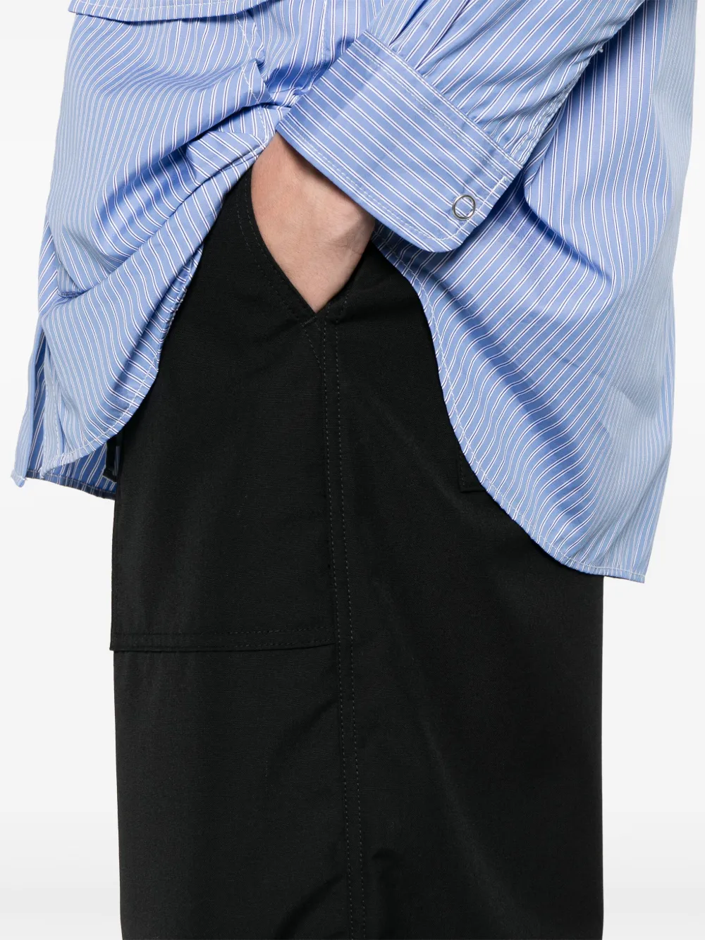 Comme des Garçons Homme Wollen broek Zwart