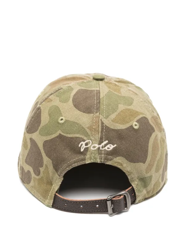 Polo Ralph Lauren Camo ヘリンボーン キャップ | グリーン Polo Ralph Lauren Camo ヘリンボーン キャップ | グリーン