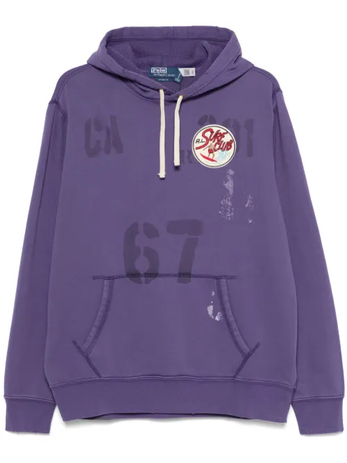 Hoodie à patch logo - Polo Ralph Lauren - Modalova
