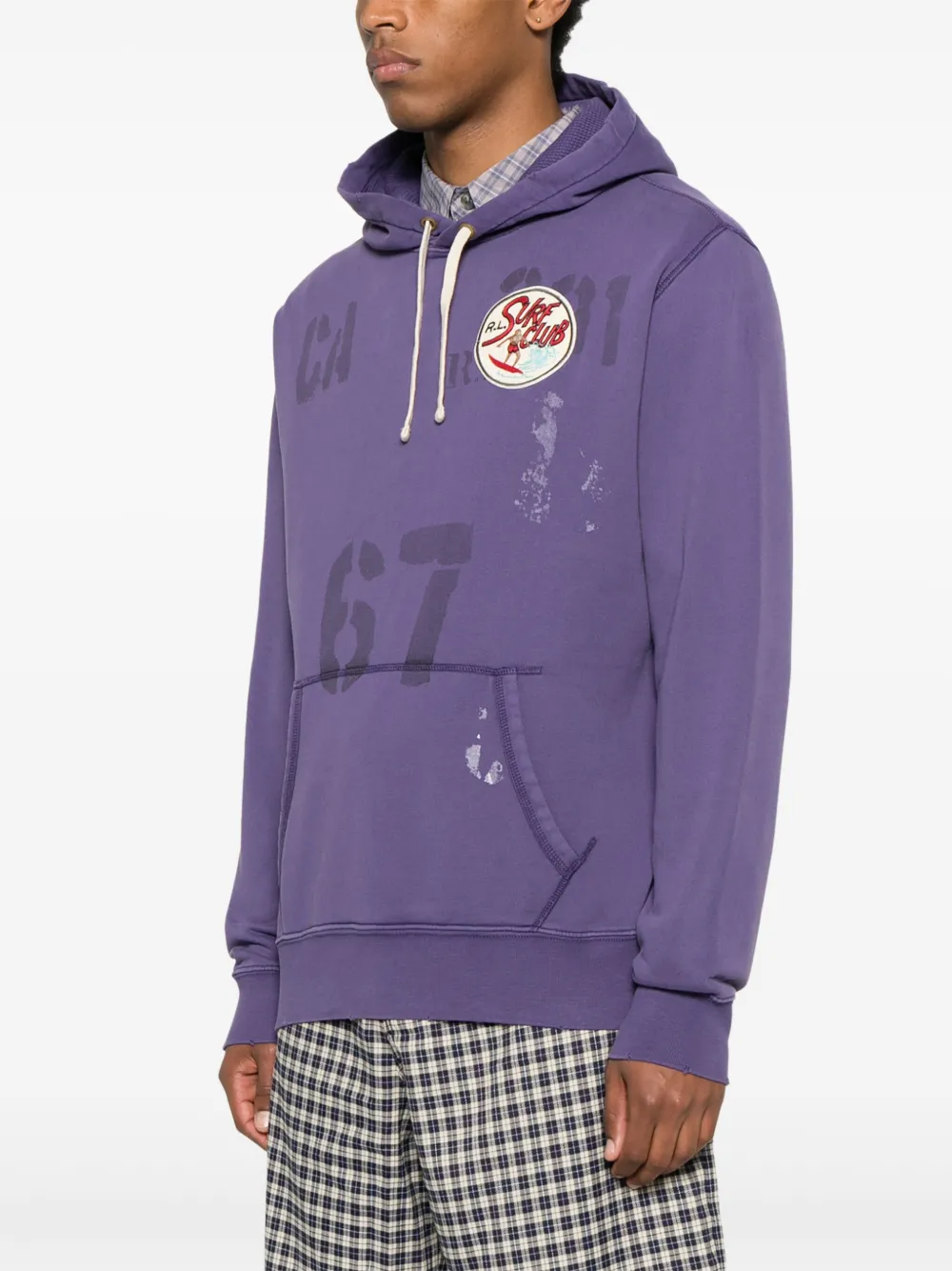 Polo Ralph Lauren Hoodie met logopatch Paars