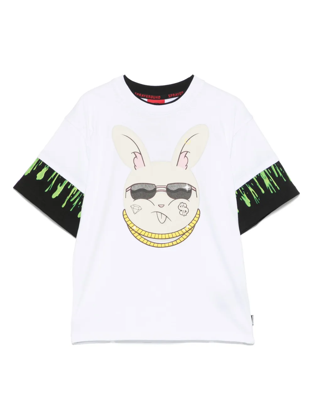 sprayground kid playera Splatter Bunny | blanco | Image 1