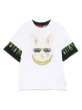 sprayground kid Splatter Bunny T-shirt - White