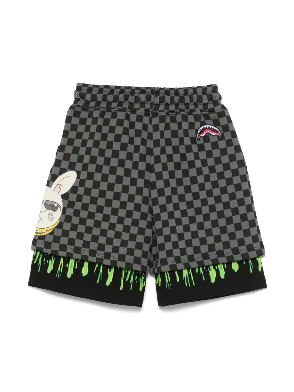 sprayground kid Splatter Bunny shorts | Boys Casual Shorts | Image 2