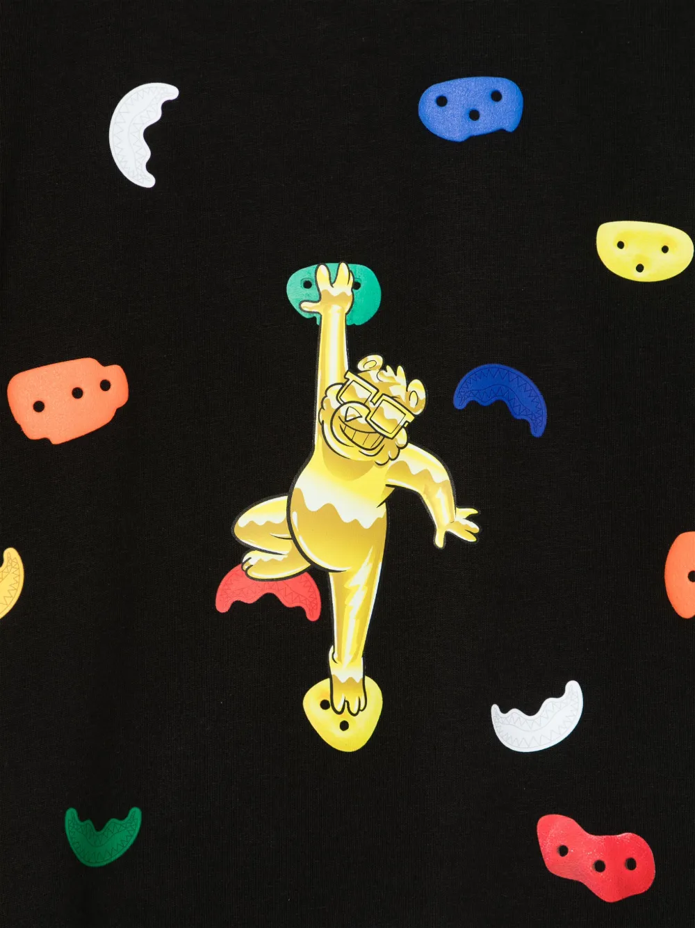 sprayground kid Climbing Bear T-shirt Zwart