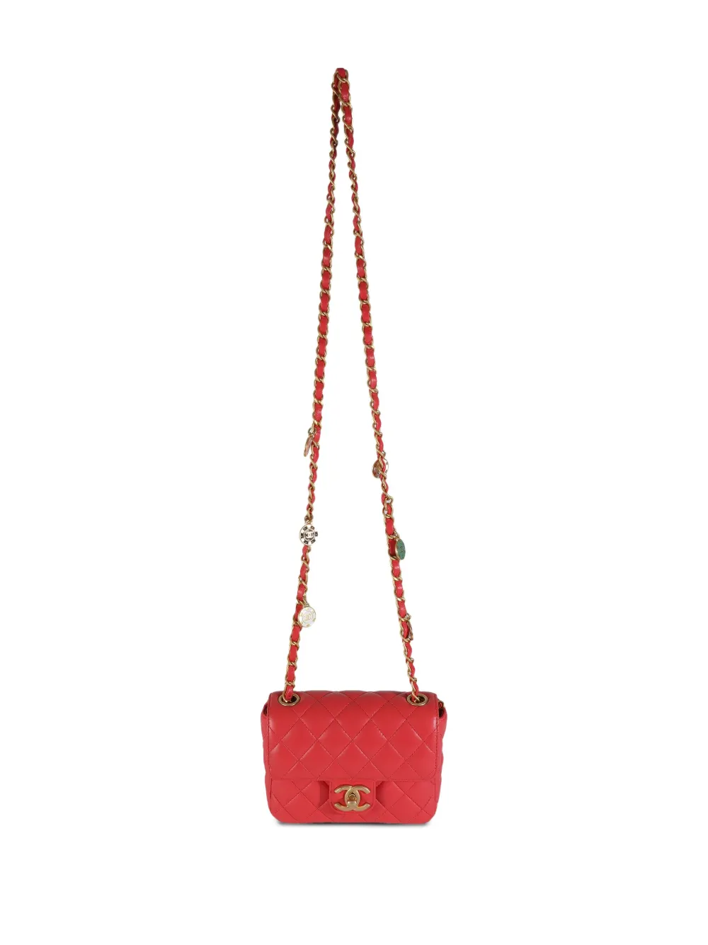 CHANEL Pre-Owned スクエア クラシック フラップ ショルダーバッグ