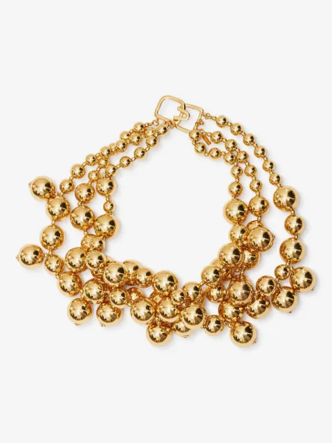 Kenneth Jay Lane bead-embellished necklace
