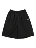 Alexander Wang logo-print track shorts - Black
