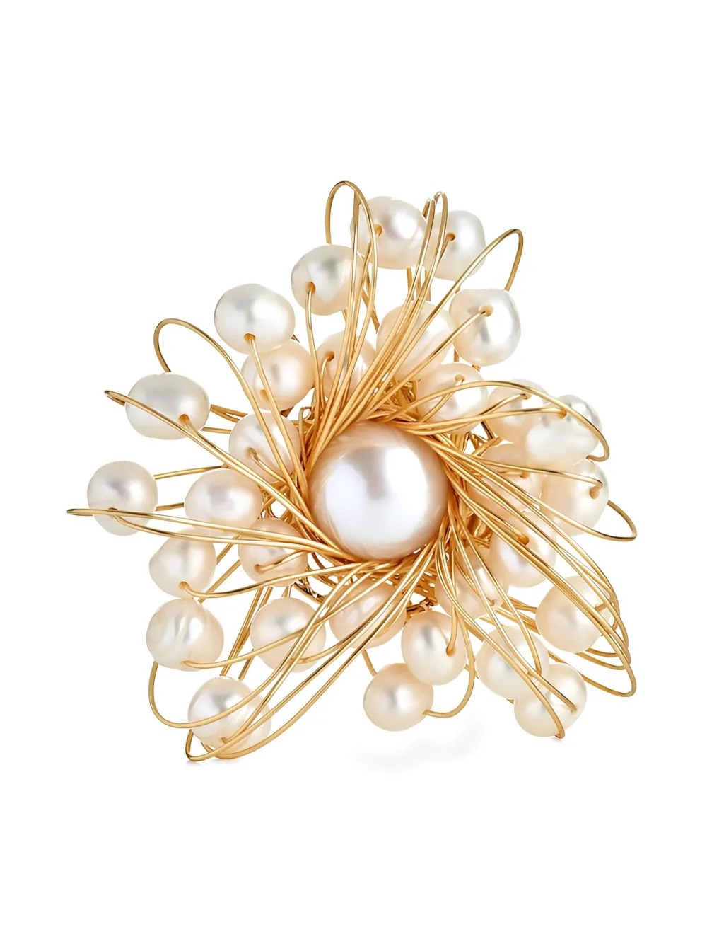 Kenneth Jay Lane Flower pin | Gold | Image 1