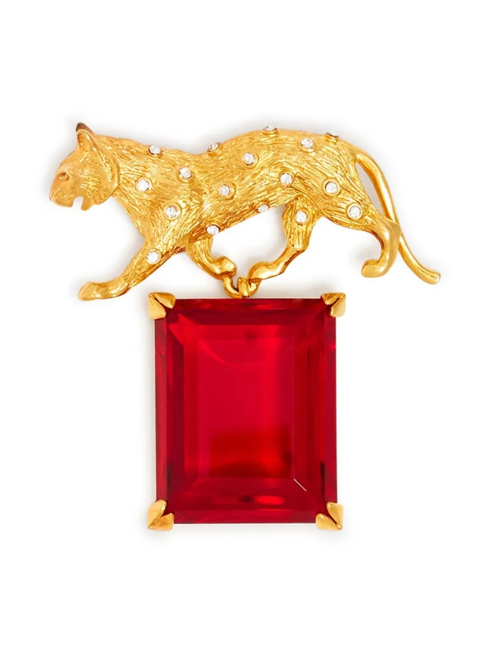 Kenneth Jay Lane Panther pin | Gold | Image 1