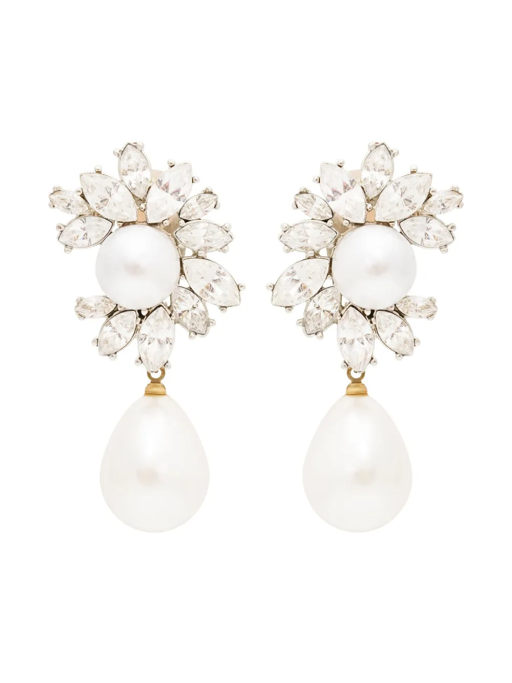 pearl-detailing earrings
