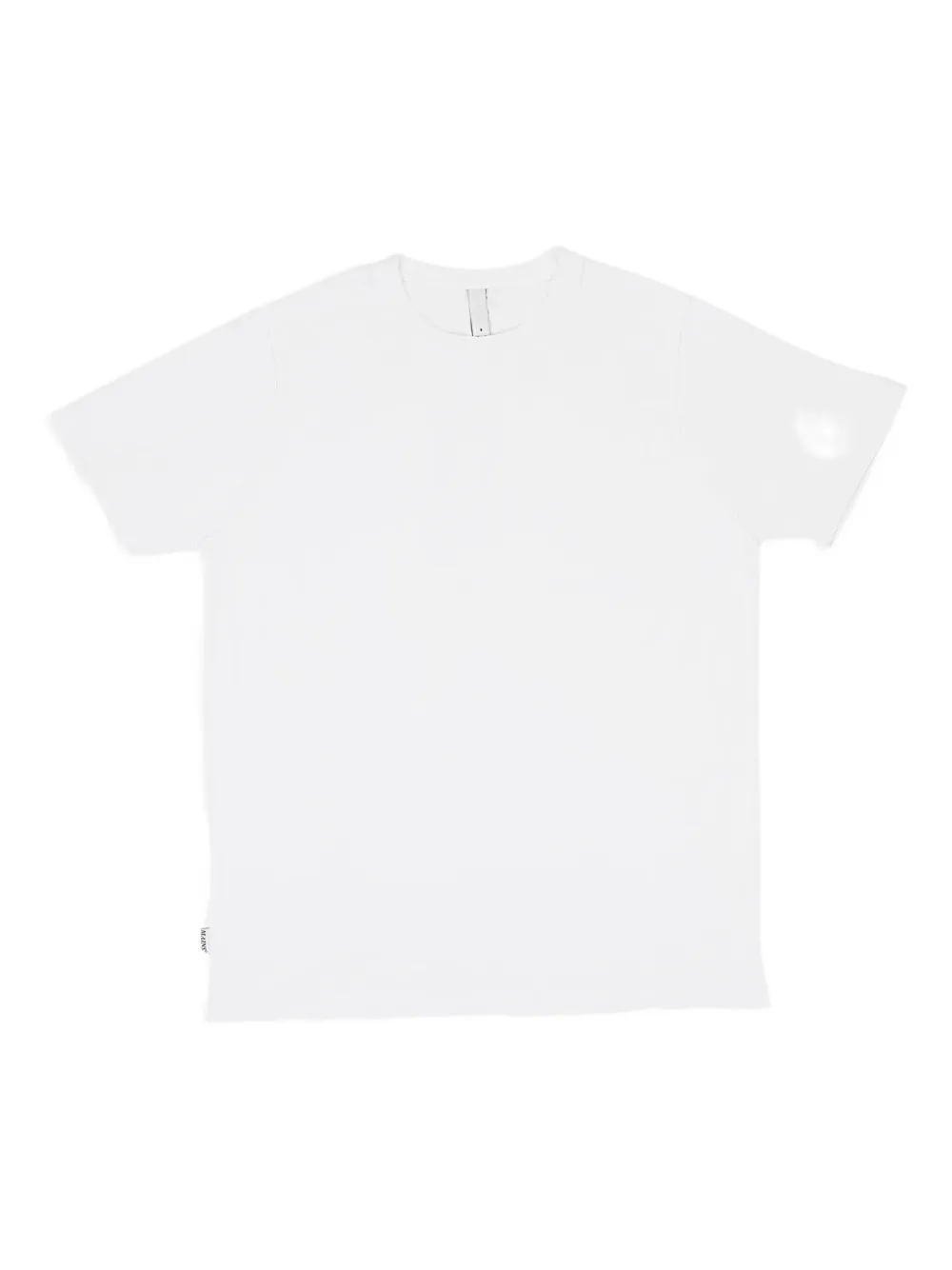 Mains Logo-tag T-shirt In White