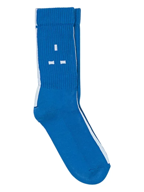 MAINS logo-jacquard socks
